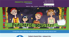 Desktop Screenshot of dentistryforkids.info