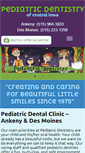 Mobile Screenshot of dentistryforkids.info